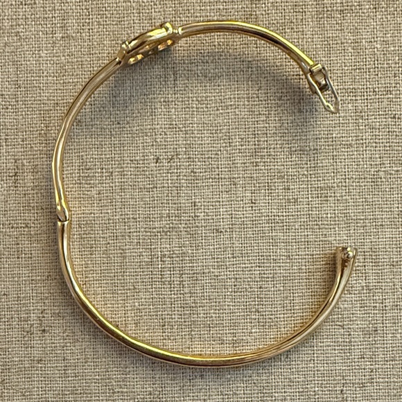 RARE! Kate Spade Gold Tone Pretzel Bracelet - Picture 4 of 6